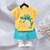 cheap Sets-2 Pieces Toddler Boys T-shirt &amp; Shorts Outfit Animal Cartoon Bear Short Sleeve Cotton Set Outdoor Neutral Daily Basic Summer Spring 3-7 Years Short set 30-RABBIT rabbit. Short set 35-Happy Niu Niu