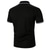 cheap Men&#039;s Classic Polo-Men&#039;s Button Up Polos Polo Shirt Casual Holiday Lapel Short Sleeve Fashion Basic Color Block Classic Summer Regular Fit Black Grey Black White Pink Dark Navy Black-white Button Up Polos