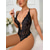 tanie Bielizna seksowna-seksowne ciała damskie teddy&amp;amp;body dla miłośników czystego koloru gorące domowe walentynki łóżko spandex oddychające głęboki dekolt bez rękawów bez pleców lato wiosna domowe stroje