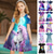 preiswerte 3D Einhorn Kleid-kinderkleidung Mädchen Kleid Graphic Tier Einhorn Kurzarm Outdoor Casual Ausgehöhlt Modisch Kuschelig Täglich Polyester Übers Knie Casual kleid A Linie Kleid Sommer Frühling 3-12 Jahre Mehrfarbig
