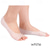 abordables Santé des pieds-2 pièces chaussettes de bateau de soin des pieds protecteur chaussures pédic chaussettes de gel hydratant en silicone neutre intérieur