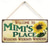 cheap Wood Wall Signs-1pc Warm Inspirational Wooden Plaques With Sayings Welcome To NANA&#039;S PLACE Sun Flowers Decorative Sign Plaque Wall Hanging Sing Hanging Plaques Wall Decor For Home Room Garden Decor Mother&#039;s Day L