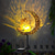 cheap Landscape Lights-Solar Lights Fairy Moon Shape Garden Lights Outdoor Metal Solar Garden Lights Waterproof LED Glass Ball Outdoor Lights Fairy Figures Elf Garden Solar Light Decoration Patio Path Lawn Halloween Christmas