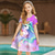 preiswerte 3D Einhorn Kleid-kinderkleidung Mädchen Kleid Graphic Tier Einhorn Kurzarm Outdoor Casual Ausgehöhlt Modisch Kuschelig Täglich Polyester Übers Knie Casual kleid A Linie Kleid Sommer Frühling 3-12 Jahre Mehrfarbig