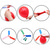 cheap Novelty Toys-Balloon Helicopters Balloons Flying With Whistle Kids Flying Toys Birthday Party Toys Stocking Stuffer Return Gifts For Boys Girls Baby Shower Parties Outdoor Party ToysCreative Small Gift Birthday