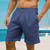 cheap Holiday-Men&#039;s Shorts Linen Shorts Summer Shorts Beach Shorts Button Pocket Straight Leg Plain Comfort Breathable Short Casual Daily Holiday Linen / Cotton Blend Fashion Black White