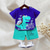 cheap Sets-2 Pieces Toddler Boys T-shirt &amp; Shorts Outfit Animal Cartoon Bear Short Sleeve Cotton Set Outdoor Neutral Daily Basic Summer Spring 3-7 Years Short set 30-RABBIT rabbit. Short set 35-Happy Niu Niu