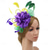 cheap Fascinators-Fascinators Kentucky Derby Hat Headwear Organza Fedora Hat Holiday Cocktail Retro Elegant With Feather Pure Color Headpiece Headwear