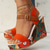 voordelige Vakantiesandalen-Dames boho bloemen wedge sandalen – open teen platform design met verstelbare bandjes voor casual zomeroutfits