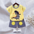 cheap Sets-2 Pieces Toddler Boys T-shirt &amp; Shorts Outfit Animal Cartoon Bear Short Sleeve Cotton Set Outdoor Neutral Daily Basic Summer Spring 3-7 Years Short set 30-RABBIT rabbit. Short set 35-Happy Niu Niu