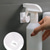 cheap Bathroom Gadgets-Rod Hanger Holder Anti-Shedding Curtain Door Curtain Shower Curtain Rod Anti-Slip Support Frame Paste Hook Shower Curtain Rod Frame
