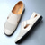 cheap Dress Sandals-Men&#039;s Leather Sandals Black Summer Sandals Closed Toe Sandals Walking Casual Vacation Beach Breathable Slip-on White Brown Shoes