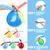 cheap Novelty Toys-Balloon Helicopters Balloons Flying With Whistle Kids Flying Toys Birthday Party Toys Stocking Stuffer Return Gifts For Boys Girls Baby Shower Parties Outdoor Party ToysCreative Small Gift Birthday