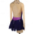 cheap Figure Skating Dresses-Figure Skating Dress Women's Girls' Ice Skating Dress Burgundy Royal Blue Light Purple Thumbhole Open Back Spandex High Elasticity Training Competition Skating Wear Crystal / Rhinestone Long Sleeve