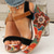 voordelige Vakantiesandalen-Dames boho bloemen wedge sandalen – open teen platform design met verstelbare bandjes voor casual zomeroutfits
