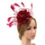 cheap Fascinators-Fascinators Kentucky Derby Hat Headwear Organza Fedora Hat Holiday Cocktail Retro Elegant With Feather Pure Color Headpiece Headwear