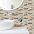 cheap Brick&amp;Stone Wallpaper-Cool Wallpapers 6pcs Cobblestone Wooden Pattern Wall Panels Wall Mural, Stone Peel Stick Wall Tile Sticker, Kitchen Self-adhesive Wall Decor Waterproof, Room Decor, Home Decor 15x30cm(5.9&quot;x11.8&quot;)