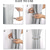 cheap Curtain Accessories-Magnetic Curtain Tie Backs Window,Pearl Beaded Tieback Curtain Holdbacks,Buckles Clip for Home Bedroom Office Decorative Curtain