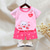 cheap Sets-2 Pieces Toddler Boys T-shirt &amp; Shorts Outfit Animal Cartoon Bear Short Sleeve Cotton Set Outdoor Neutral Daily Basic Summer Spring 3-7 Years Short set 30-RABBIT rabbit. Short set 35-Happy Niu Niu