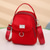 baratos Malas com Alça-bolsa tiracolo feminina de nylon preta com ferragens prateadas e alça ajustável - bolsa de ombro pequena, leve e prática para viagens e uso diário