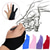 cheap Art &amp; Painting Supplies-2Pcs Professional Artist Drawing Two Finger Anti Fouling Glove for Graphic Tablet Light Pad(blackblueredpurplepink)