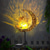 cheap Landscape Lights-Solar Lights Fairy Moon Shape Garden Lights Outdoor Metal Solar Garden Lights Waterproof LED Glass Ball Outdoor Lights Fairy Figures Elf Garden Solar Light Decoration Patio Path Lawn Halloween Christmas