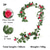 cheap Artificial Plants-1pc Artificial Ivy Privacy Fence Screen 40 X 120 UV-Anti Fake Leaves Vines Grass Wall for Patio Balcony Privacy Garden Wedding Decoration