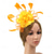 cheap Fascinators-Fascinators Kentucky Derby Hat Headwear Organza Fedora Hat Holiday Cocktail Retro Elegant With Feather Pure Color Headpiece Headwear