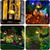 cheap Landscape Lights-Solar Lights Fairy Moon Shape Garden Lights Outdoor Metal Solar Garden Lights Waterproof LED Glass Ball Outdoor Lights Fairy Figures Elf Garden Solar Light Decoration Patio Path Lawn Halloween Christmas