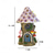 cheap Landscape Lights-Craft Miniature House Solar Powered Led Light Garden Fairy Outdoor Walkway Sun Flower Resin Cottage Village Lamp Decoration