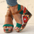 voordelige Vakantiesandalen-Dames boho bloemen wedge sandalen – open teen platform design met verstelbare bandjes voor casual zomeroutfits