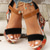 voordelige Vakantiesandalen-Dames boho bloemen wedge sandalen – open teen platform design met verstelbare bandjes voor casual zomeroutfits