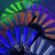 preiswerte Deko-Glühen, faltender LED-Ventilator, tanzende Lichter, Nachtshow, DJ, fluoreszierende Bar, Nachtclub, Partygeschenke, Halloween-Dekoration, Farbwechsel-Ventilator