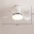 economico Ventilatore da soffitto con luci-Ventilatori A Soffitto A Led Dimmerabili Con Telecomando 82cm Lampada Da Soffitto A Incasso Con Paralume In Acrilico Lampadario Camera Da Letto Soggiorno