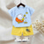 cheap Sets-2 Pieces Toddler Boys T-shirt &amp; Shorts Outfit Animal Cartoon Bear Short Sleeve Cotton Set Outdoor Neutral Daily Basic Summer Spring 3-7 Years Short set 30-RABBIT rabbit. Short set 35-Happy Niu Niu