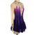 cheap Figure Skating Dresses-Figure Skating Dress Women's Girls' Ice Skating Dress Burgundy Royal Blue Light Purple Thumbhole Open Back Spandex High Elasticity Training Competition Skating Wear Crystal / Rhinestone Long Sleeve