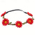 cheap Hair Styling Accessories-Adult Children Hair Band Sun Flower Wreath 5 Daisy Head Flower Bride Hair Accessories Beach Travel Photo Hair Band