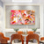 cheap Floral/Botanical Paintings-Handmade Oil Painting Canvas Wall Art Decoration Modern Abstract Flower for Home Decor Rolled Frameless Unstretched Painting