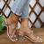 cheap Dress Sandals-Women&#039;s Rhinestone Floral Embellished Clear Heel Sandals – Elegant Open-Toe High Heel Shoes for Weddings and Special Occasions