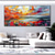 cheap Landscape Paintings-Pure Hand painted Sunset Sea Sky Ocean Beach Landscape Colorful Abstract Wall Art Extra Large Panoramic Oil Painting On Canvas