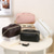abordables Bolsas de Almacenamiento-1 bolsa de maquillaje portátil de cuero pu almohada bolsa de maquillaje bolsa de viaje de alta belleza bolsa de lavado a mano bolsa de almacenamiento de cosméticos