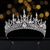 olcso Hajformázási kiegészítők-luxus barokk kristály menyasszonyi tiaras strassz korona menyasszonyi diadem esküvői haj kiegészítők női divatékszerekhez