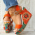 voordelige Vakantiesandalen-Dames boho bloemen wedge sandalen – open teen platform design met verstelbare bandjes voor casual zomeroutfits