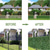 cheap Artificial Plants-1pc Artificial Ivy Privacy Fence Screen 40 X 120 UV-Anti Fake Leaves Vines Grass Wall for Patio Balcony Privacy Garden Wedding Decoration