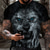 abordables Tee shirts 3D pour homme-Homme T shirt Tee Graphic Animal Lion Col Ras du Cou Vêtement Tenue 3D effet Extérieur du quotidien Manche Courte Imprimer Rétro Vintage Mode Design