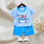 cheap Sets-2 Pieces Toddler Boys T-shirt &amp; Shorts Outfit Animal Cartoon Bear Short Sleeve Cotton Set Outdoor Neutral Daily Basic Summer Spring 3-7 Years Short set 30-RABBIT rabbit. Short set 35-Happy Niu Niu