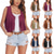 cheap Tops-Retro Vintage 1970s Suede Vest Hippie Tassel Fringe Women&#039;s Carnival Masquerade Party Pride Parade Pride Month Adults&#039; Vest