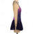 cheap Figure Skating Dresses-Figure Skating Dress Women's Girls' Ice Skating Dress Burgundy Royal Blue Light Purple Thumbhole Open Back Spandex High Elasticity Training Competition Skating Wear Crystal / Rhinestone Long Sleeve