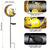 cheap Landscape Lights-Solar Lights Fairy Moon Shape Garden Lights Outdoor Metal Solar Garden Lights Waterproof LED Glass Ball Outdoor Lights Fairy Figures Elf Garden Solar Light Decoration Patio Path Lawn Halloween Christmas