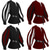 cheap Tops-Retro Vintage Punk &amp; Gothic Medieval Blouse / Shirt Masquerade Tunic Ren Faire Knight Ritter Viking Crusader Flounced Color Block Men&#039;s Celtic Pirate Carnival Masquerade Performance Party Masquerade